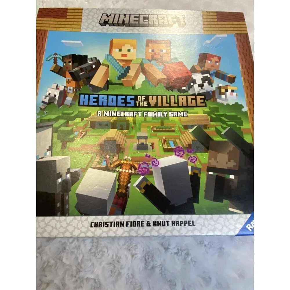 Minecraft - Heroes Of The Village Family Board Game by Ravensburger Brand New